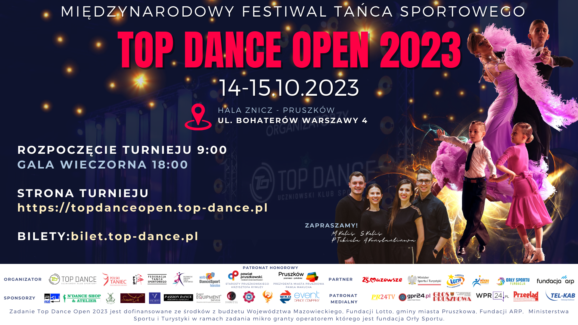 banner top dance open 