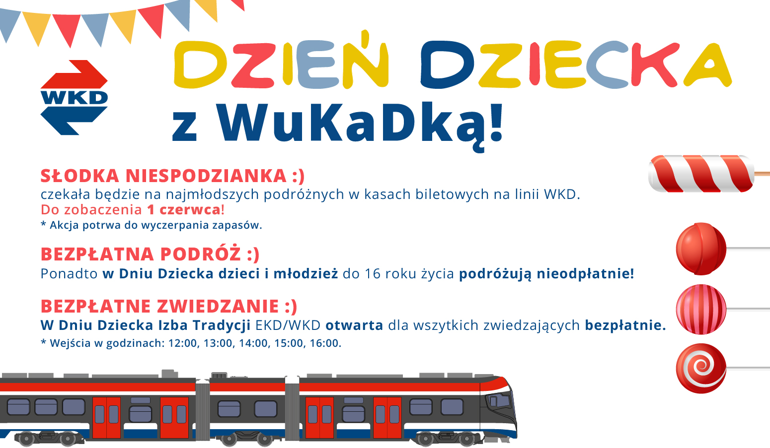 dzień dziecka z wkd plakat